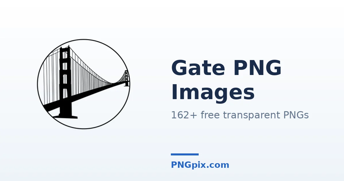 Gate PNG images