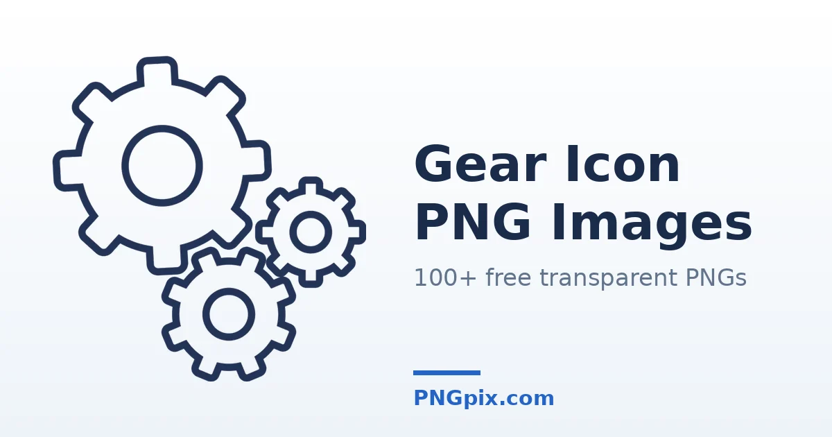 Gear Icon PNG images