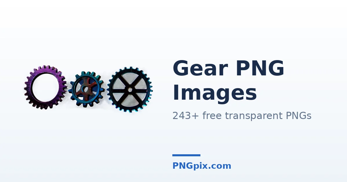 Gear PNG images