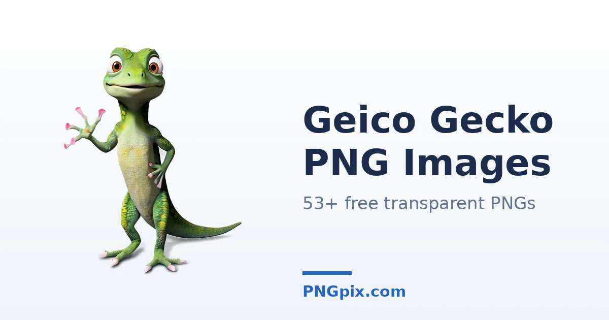 Geico Gecko PNG images