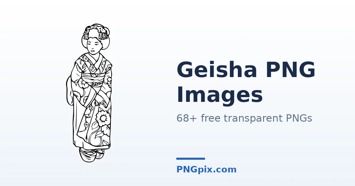 Geisha PNG images