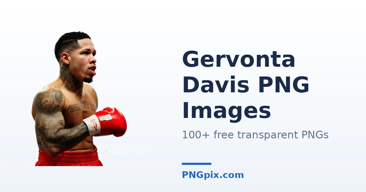 Gervonta Davis PNG images