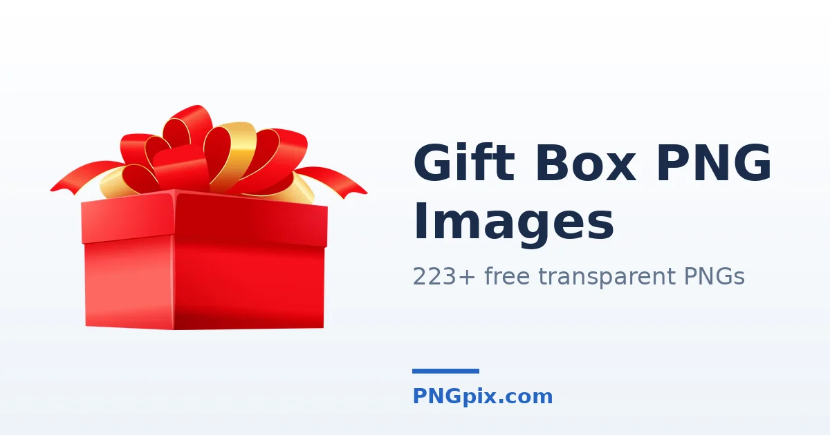 Gift Box PNG images