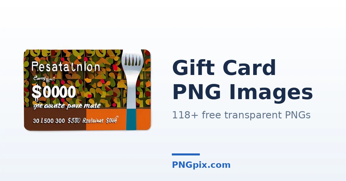 Gift Card PNG images