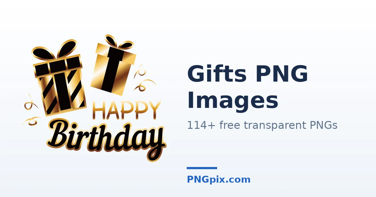 Gifts PNG images