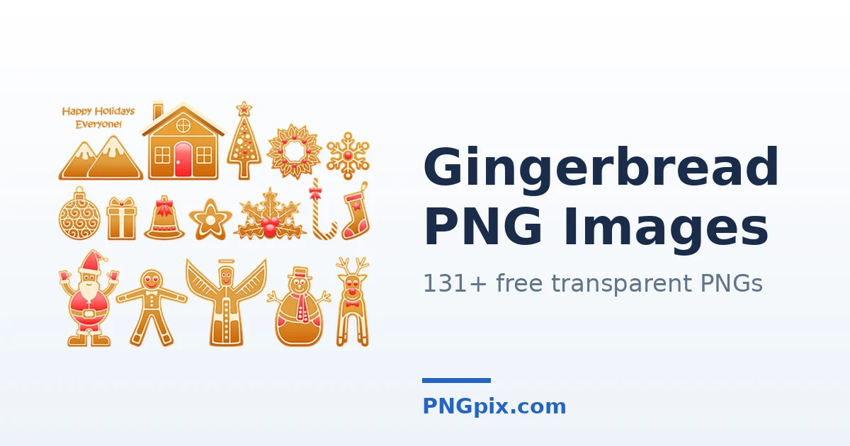 Gingerbread PNG images