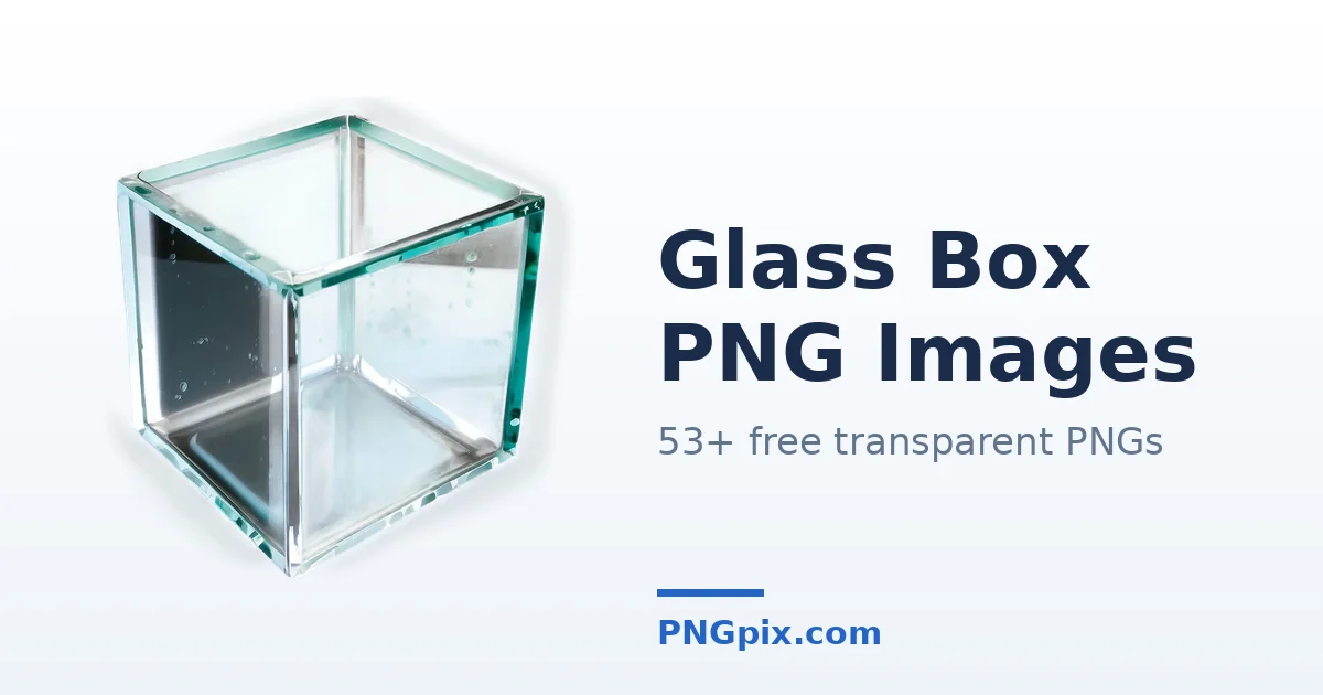 Glass Box PNG images