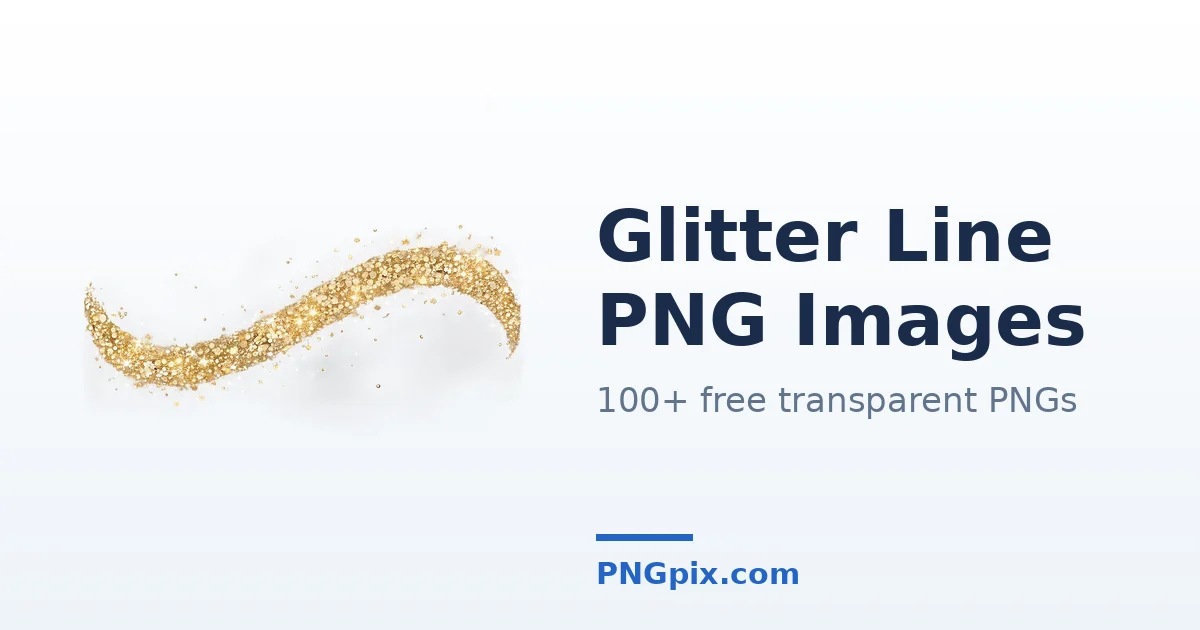 Glitter Line PNG images