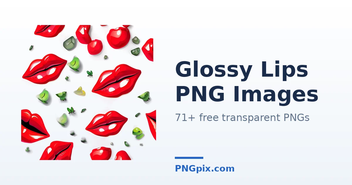 Glossy Lips PNG images