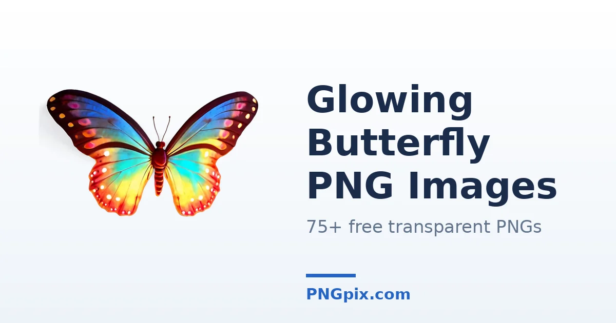 Glowing Butterfly PNG images