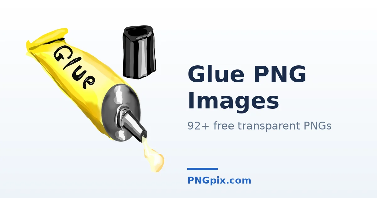 Glue PNG images