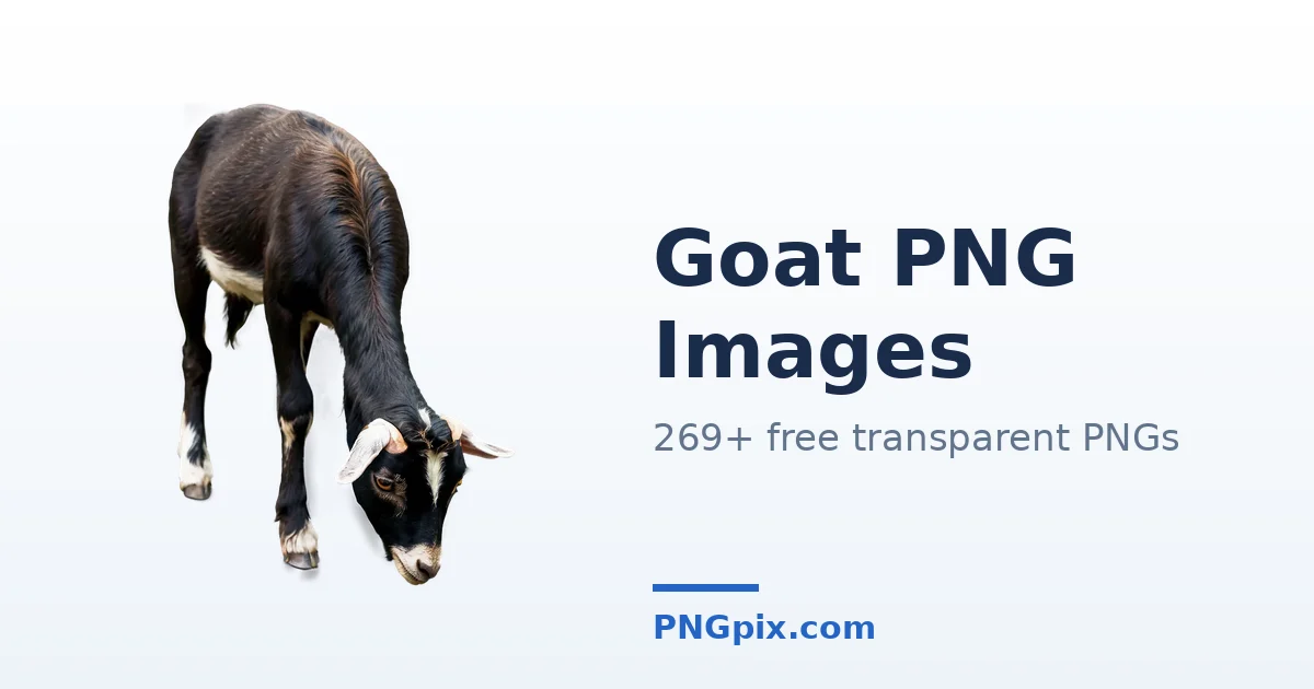 Goat PNG images