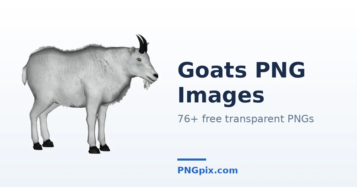 Goats PNG images
