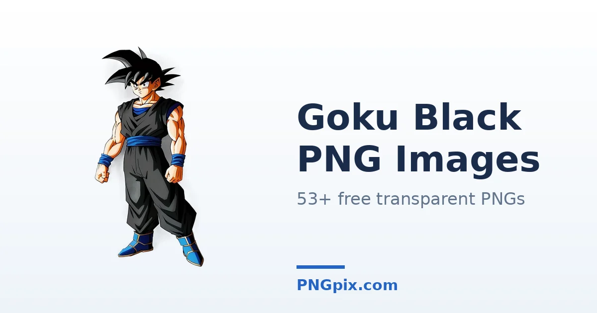Goku Black PNG images