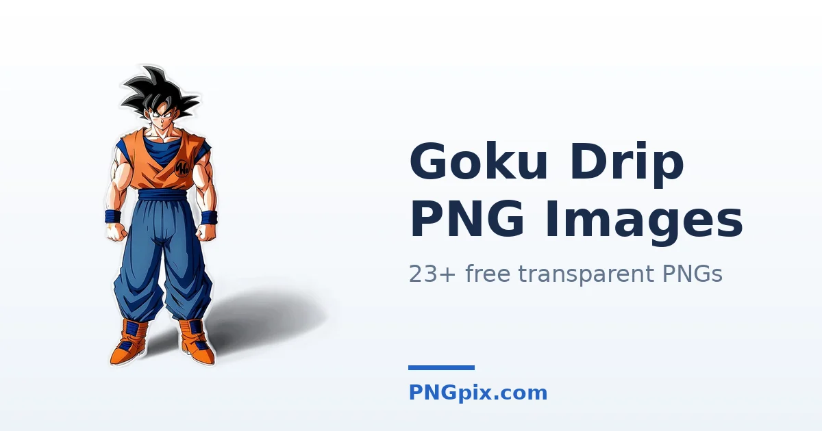 Goku Drip PNG images