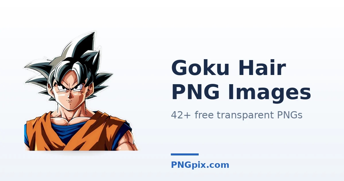 Goku Hair PNG images