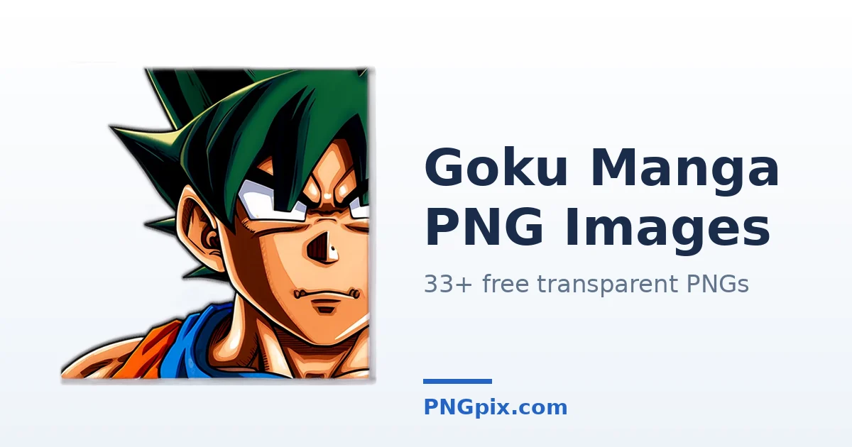 Goku Manga PNG images