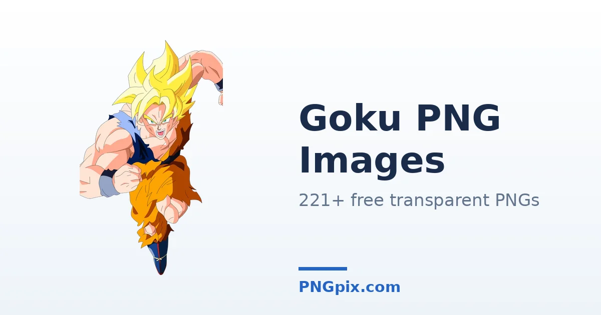 Goku PNG images