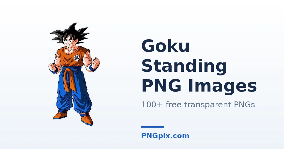 Goku Standing PNG images