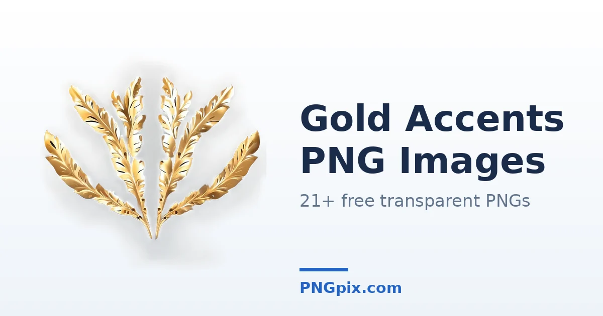 Gold Accents PNG images
