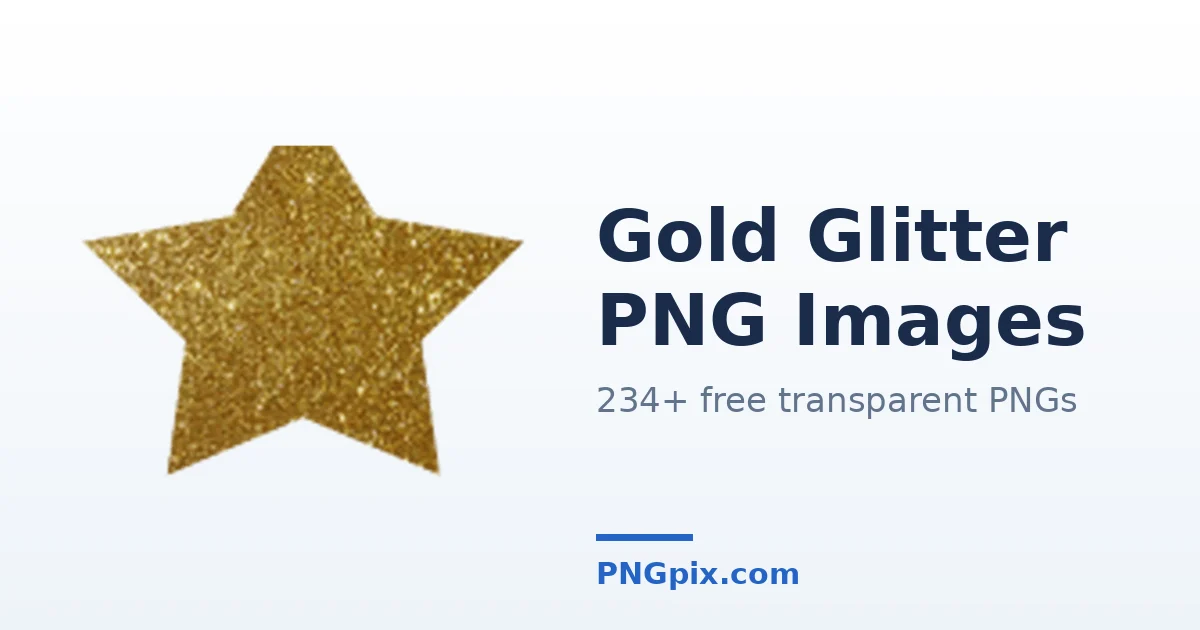 Gold Glitter PNG images