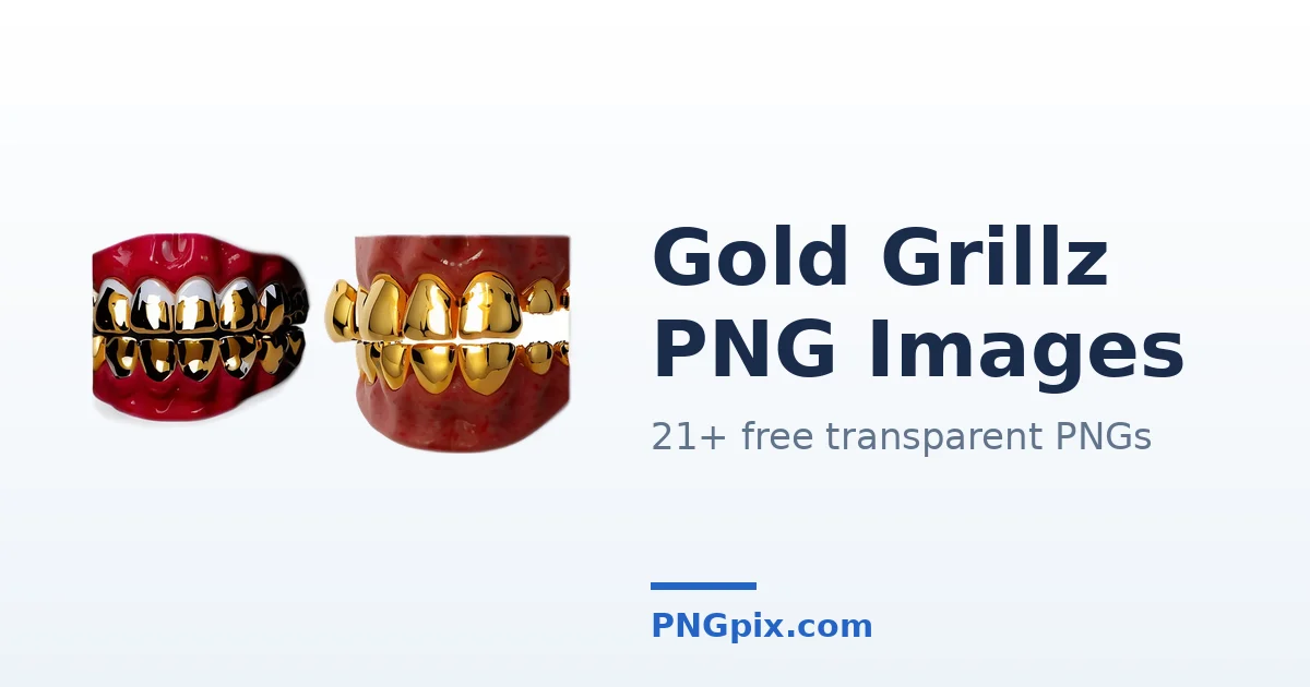 Gold Grillz PNG images
