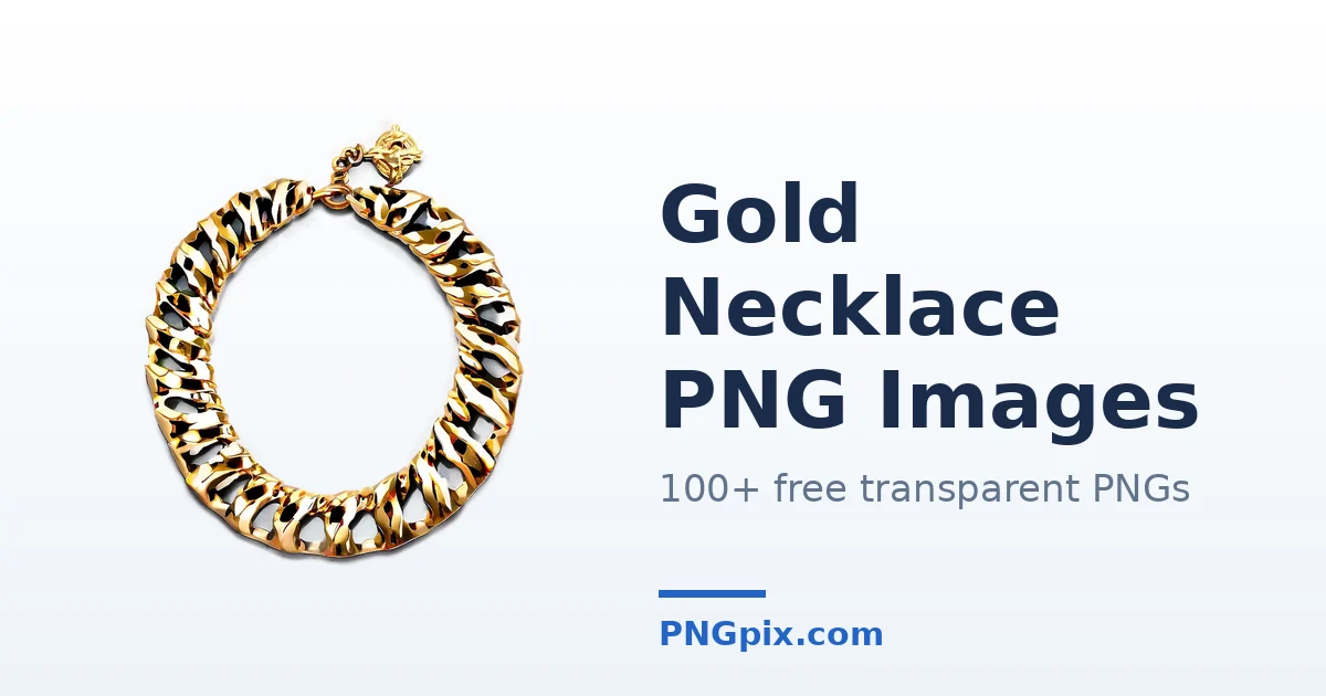 Gold Necklace PNG images