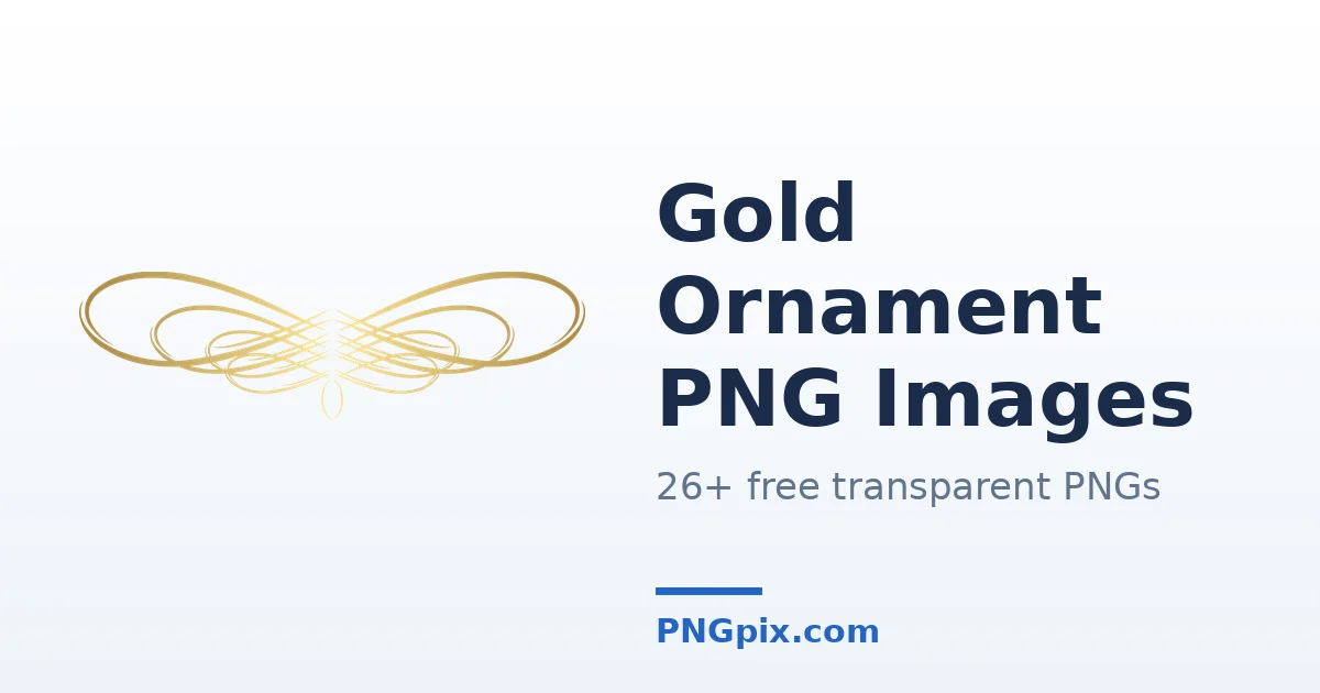 Gold Ornament PNG images