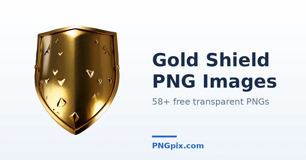 Gold Shield PNG images