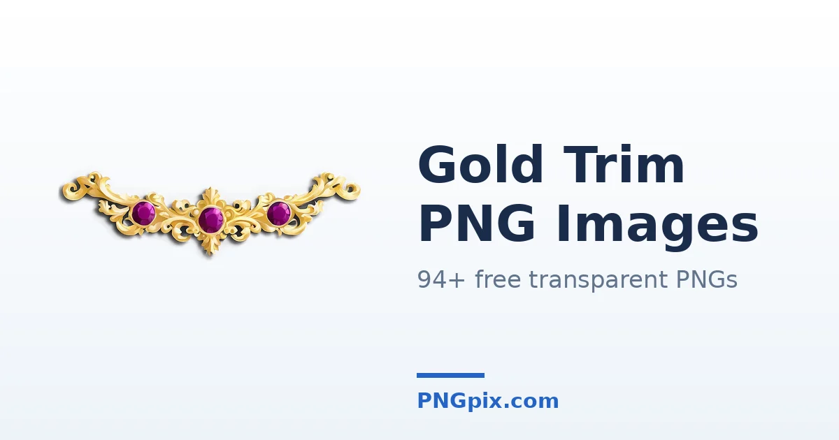Gold Trim PNG images