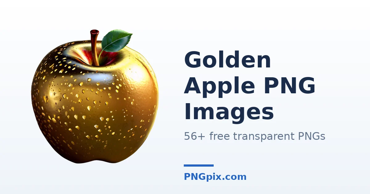 Golden Apple PNG images
