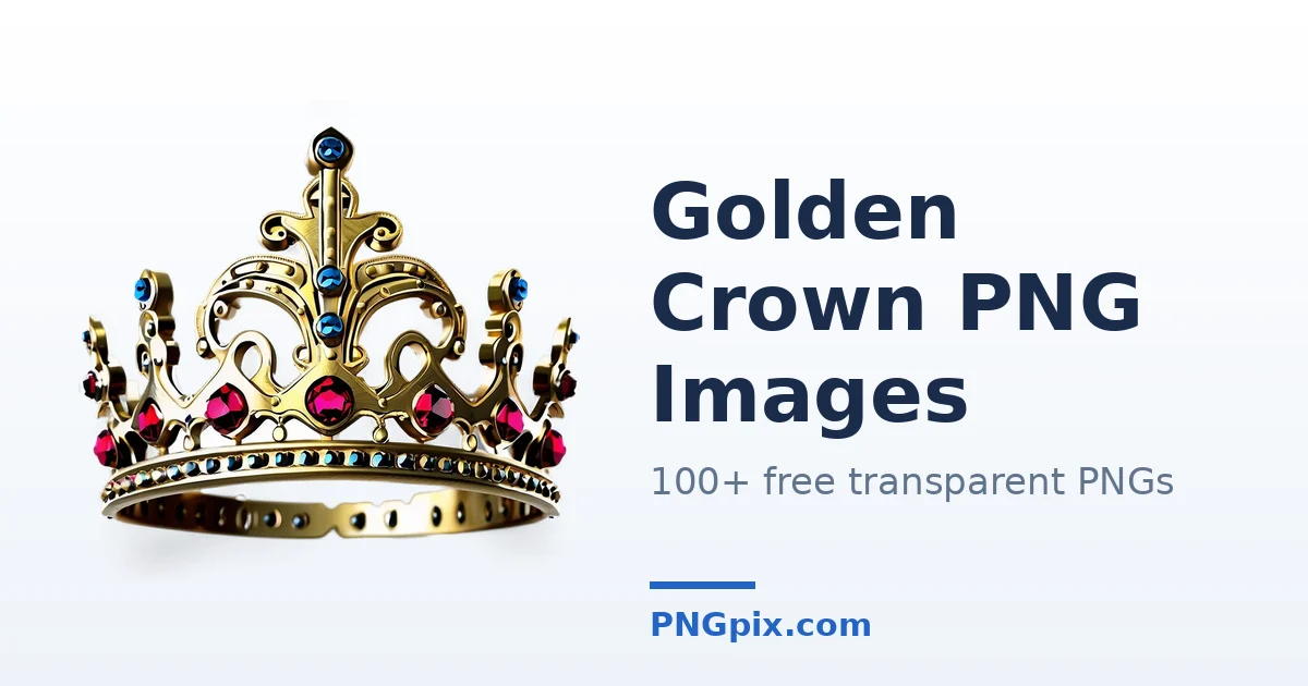 Golden Crown PNG images