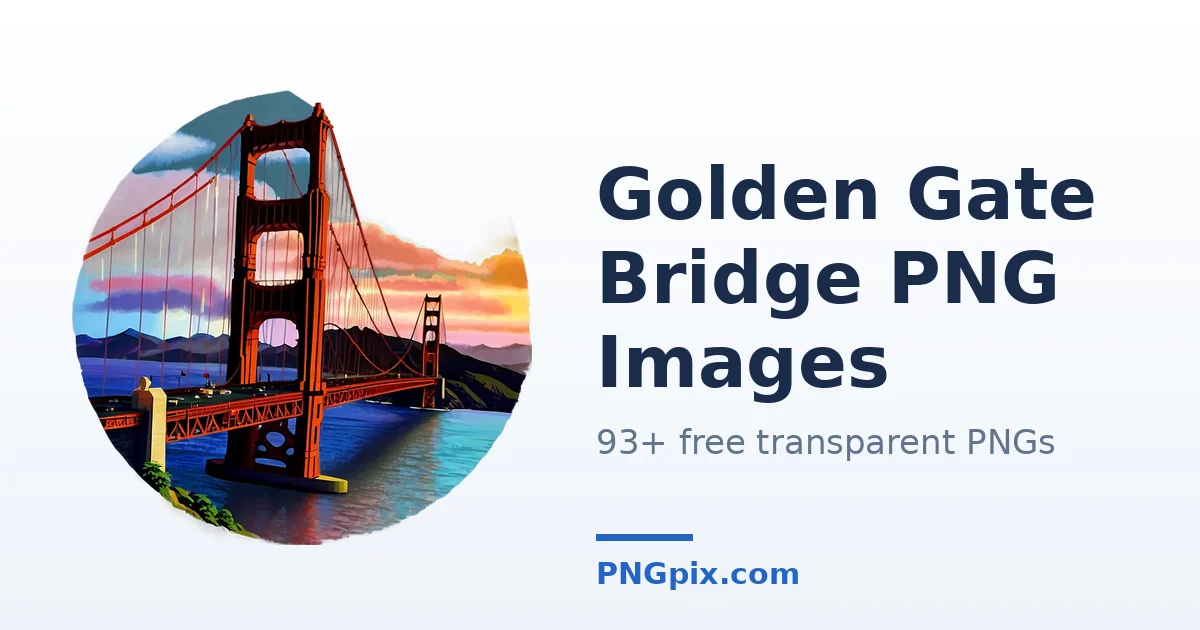 Golden Gate Bridge PNG images