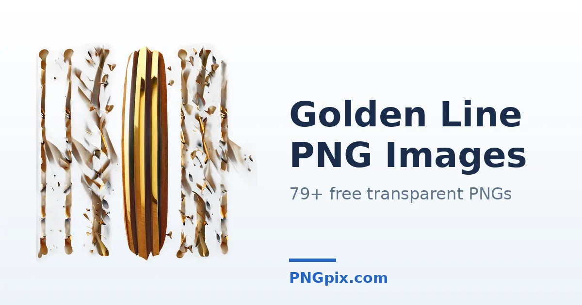 Golden Line PNG images
