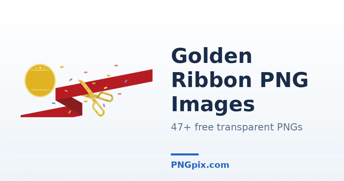 Golden Ribbon PNG images