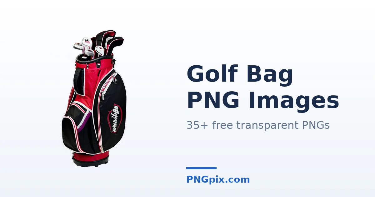 Golf Bag PNG images