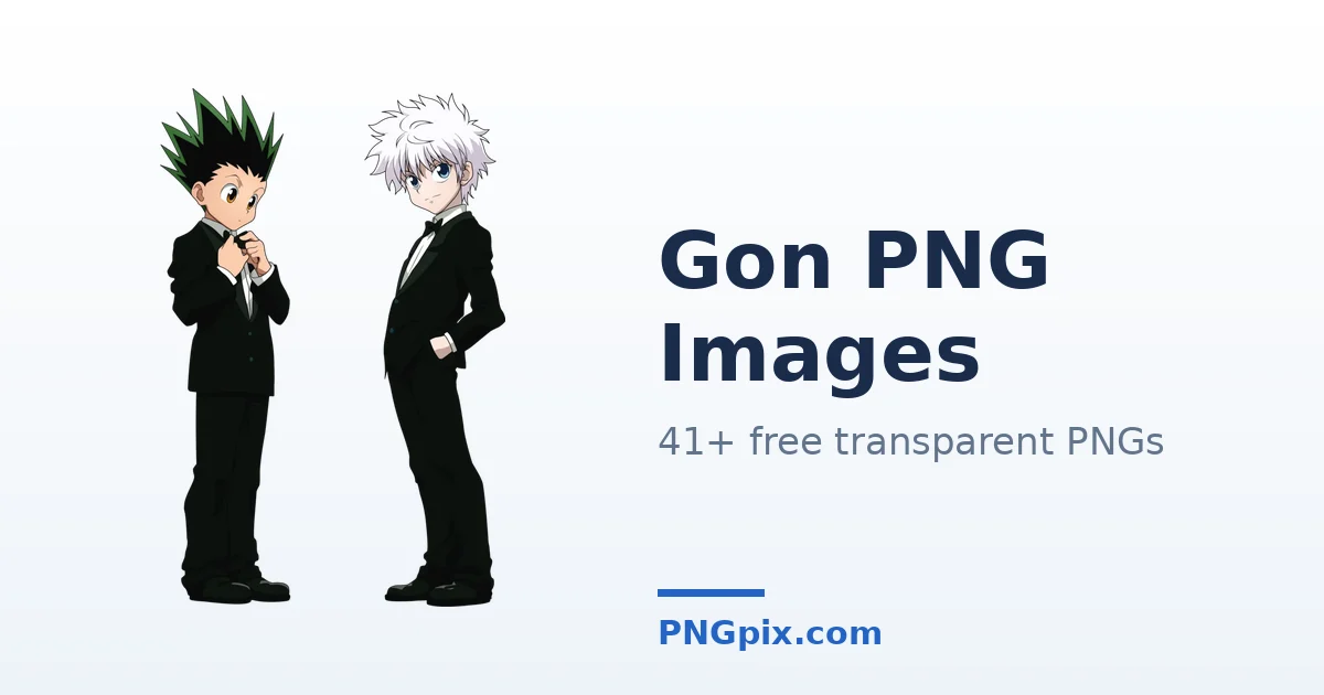 Gon PNG images