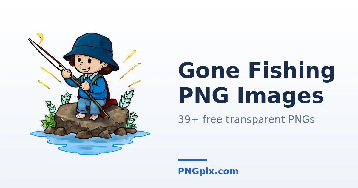 Gone Fishing PNG images