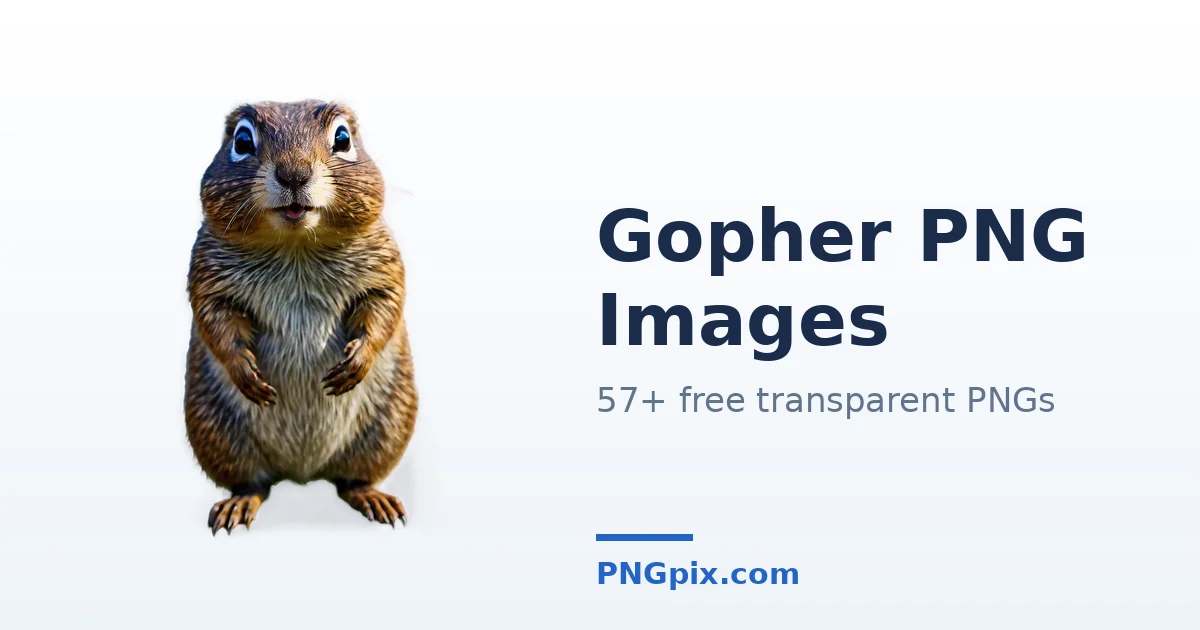 Gopher PNG images