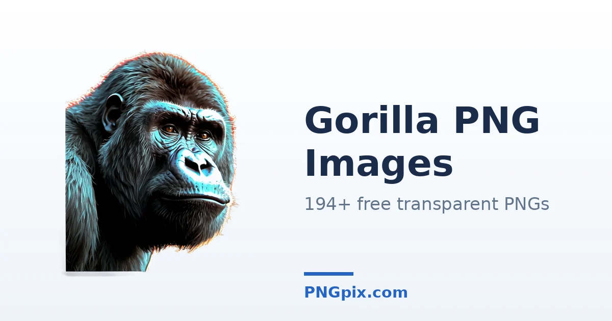Gorilla PNG images