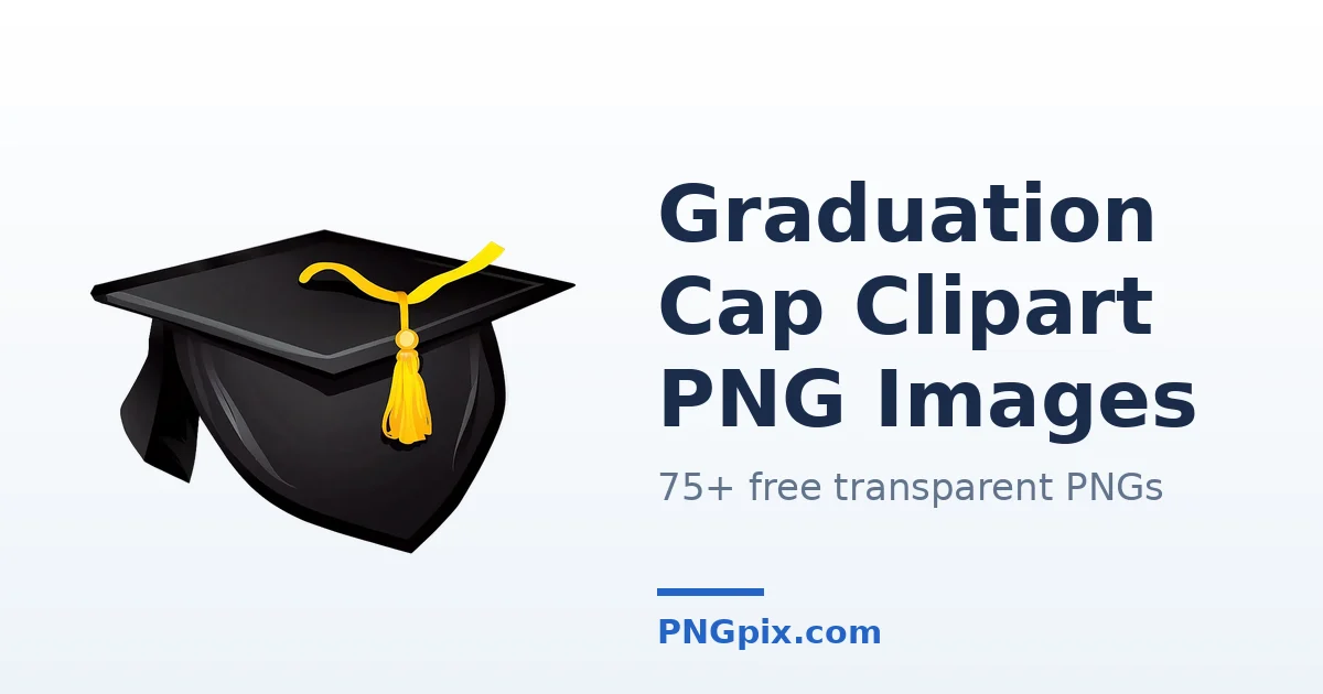 Graduation Cap Clipart PNG images