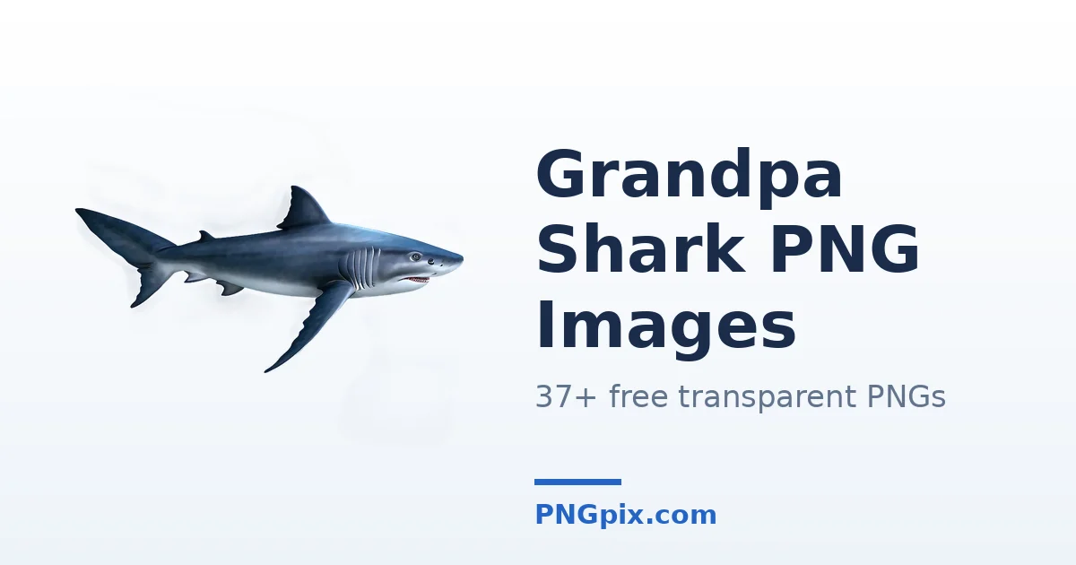 Grandpa Shark PNG images