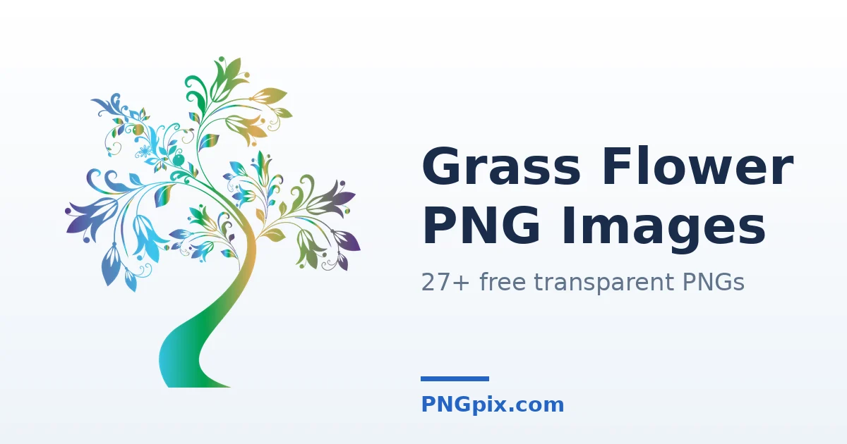 Grass Flower PNG images