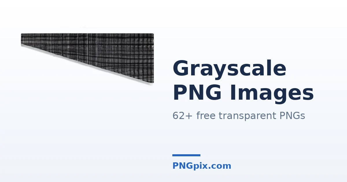 Grayscale PNG images
