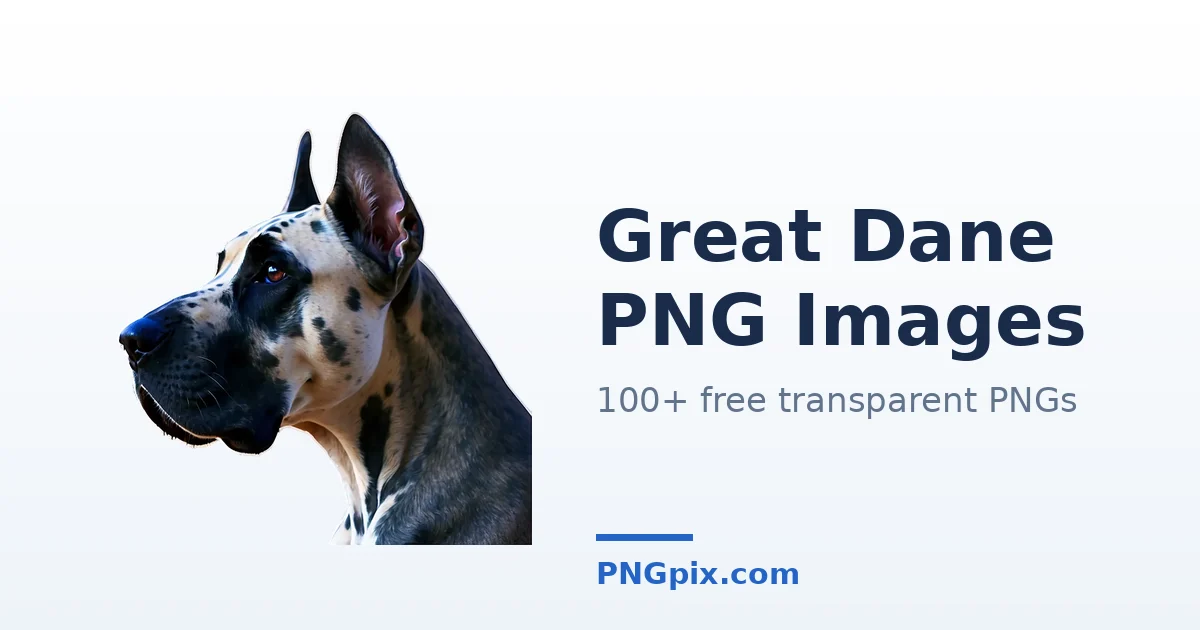 Great Dane PNG images