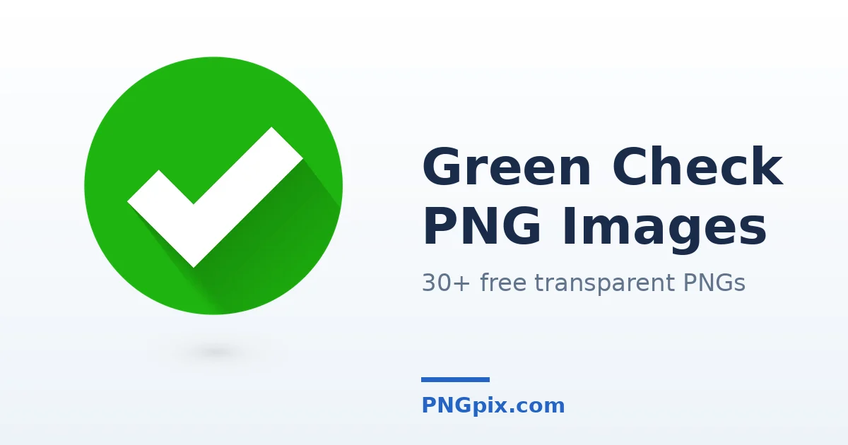 Green Check PNG images