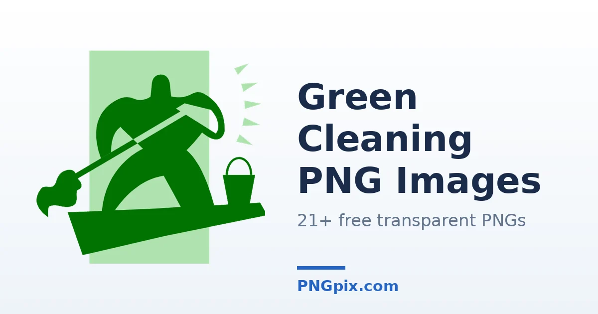 Green Cleaning PNG images