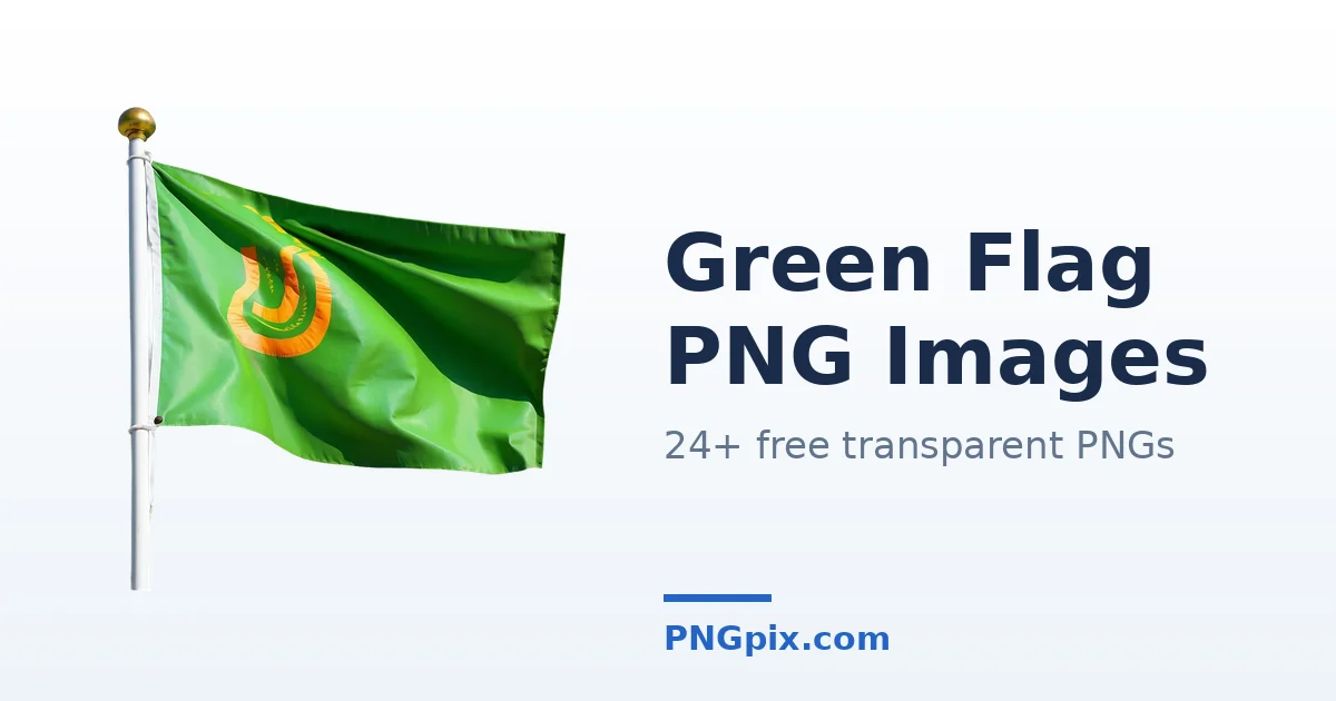 Green Flag PNG images