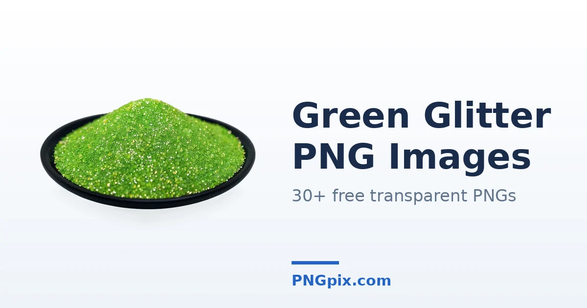 Green Glitter PNG images
