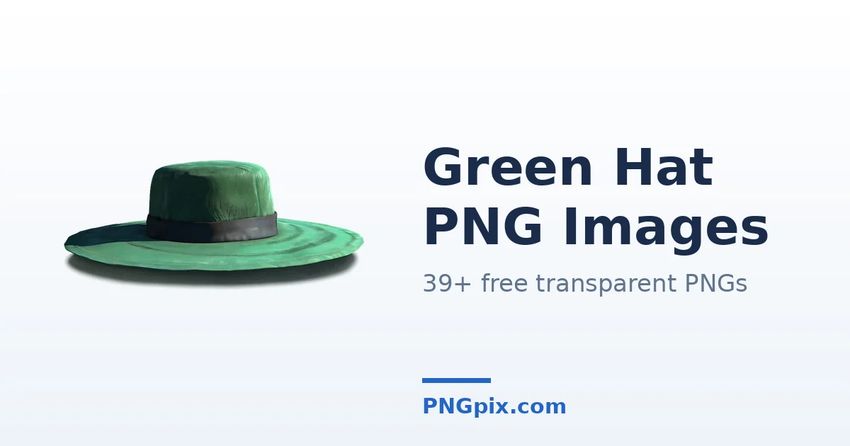 Green Hat PNG images